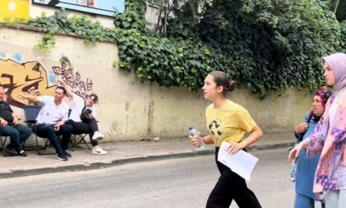 Dakikalarla yarış kameralara yansıdı