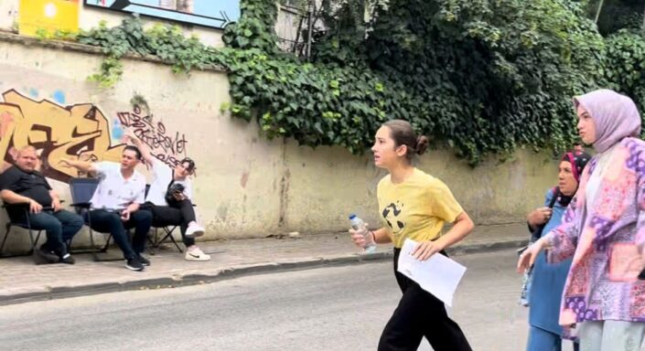 Dakikalarla yarış kameralara yansıdı