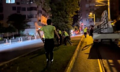 Kaçamayacağını anlayınca trafiği birbirine kattı