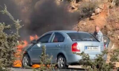 Bursa’da alevler arasında mücadele