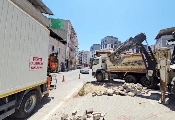 Mudanya’da alternatif yolda genişletme çalışmaları başlatıldı