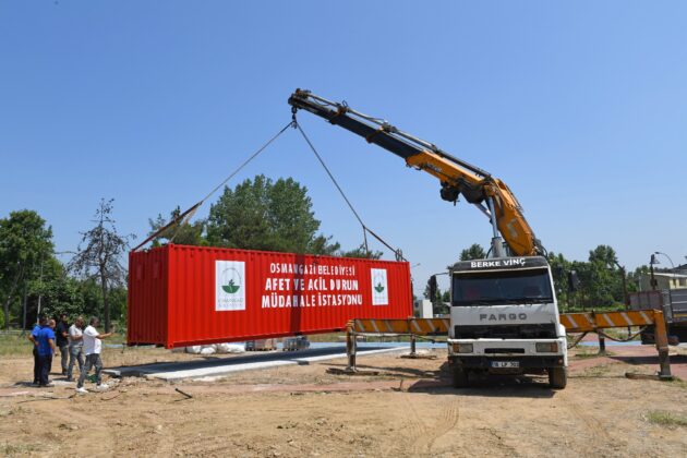 Osmangazi’de ‘Afet ve Acil Durum Müdahale İstasyonu’ kuruldu
