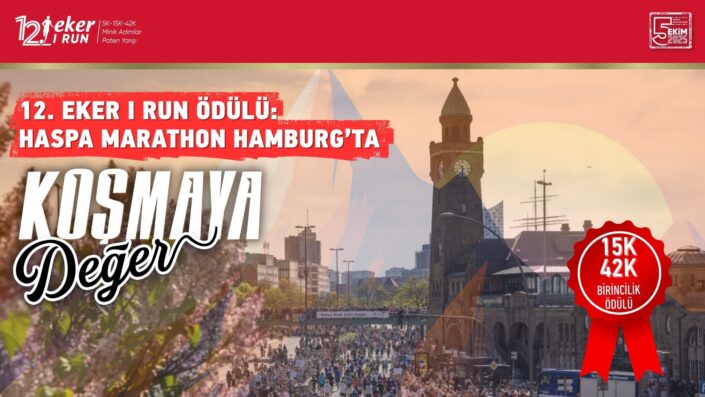 Eker I Run şampiyonları, Haspa Marathon Hamburg’a katılmaya hak kazanacak