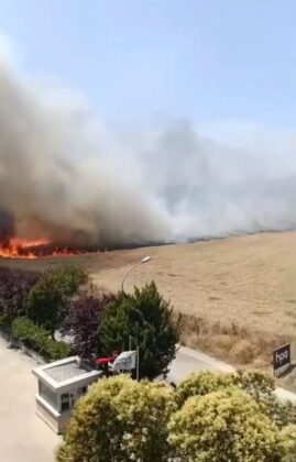 Bursa’da korkutan yangın