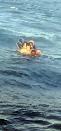 Denizin ortasında mahsur kaldılar!