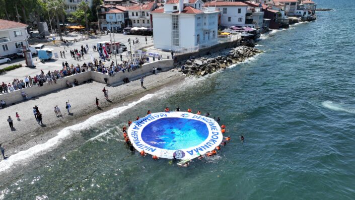 Mudanya’dan Marmara İçin Çağrı:  “DENİZİME DOKUNMA, MARMARA HEPİMİZİN