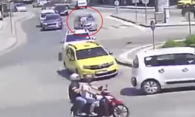 Görenleri hayrete düşüren kaza