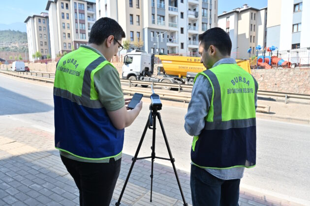 Bursa’da çevresel gürültü ölçümü yapıldı