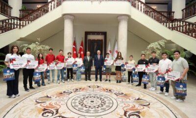 LGS birincileri ödüllendirildi
