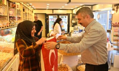 Yıldırım bayraklarla donatıldı