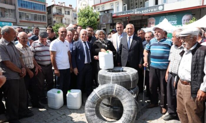 Bursa’dan Domaniç’e tarımsal destek
