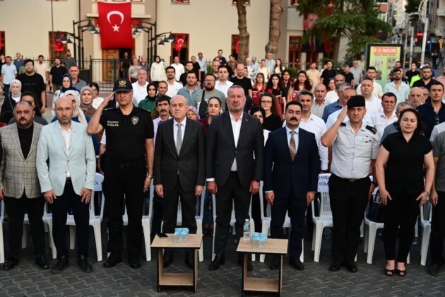 Karacabey’de bayrağın gölgesinde milli birlik vurgusu