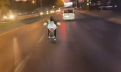 Bursa’da trafikte tehlikeli hareket!