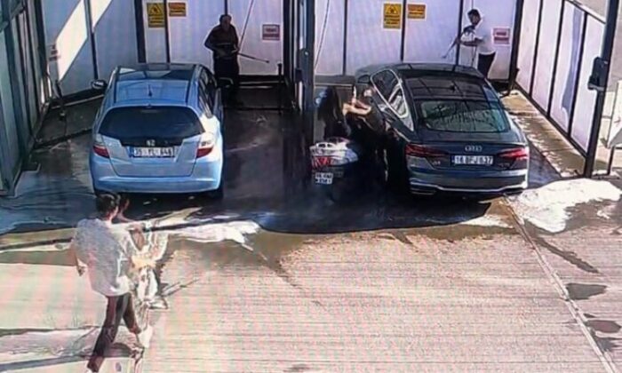 Bursa’da akaryakıt istasyonunda bir garip kaza!