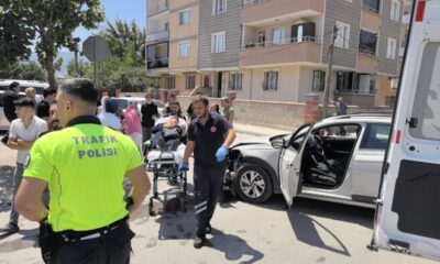 İnegöl’de zincirleme kaza