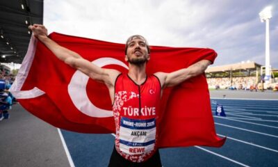 BUÜ’lü milli sporcu Berke Akçam’dan altın madalya