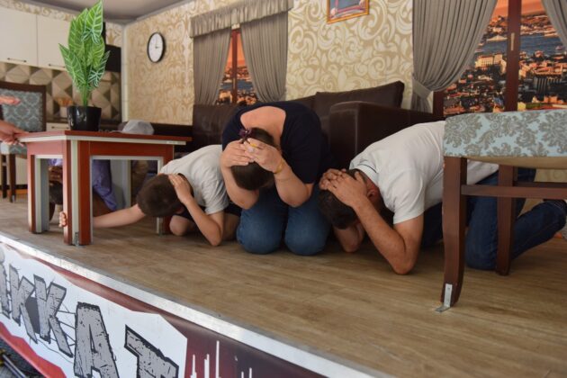 Deprem simülasyon eğitimine Yıldırımlılardan yoğun ilgi
