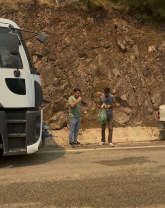 Yangında hayatını kaybeden 2 kişinin son görüntüleri…