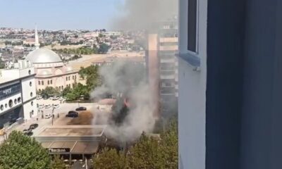 Bursa’da şehir merkezindeki yangın korkuttu