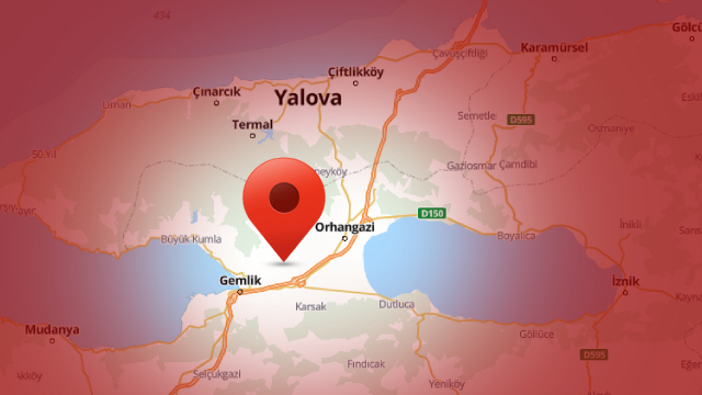 Bursa’da 3,9 büyüklüğünde deprem!