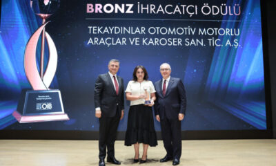 TEKAYDINLAR’A OİB’DEN BRONZ İHRACATÇI ÖDÜLÜ