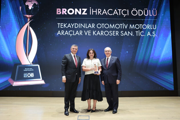TEKAYDINLAR’A OİB’DEN BRONZ İHRACATÇI ÖDÜLÜ