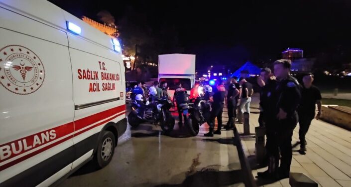 Şehir merkezinde dehşet anlar