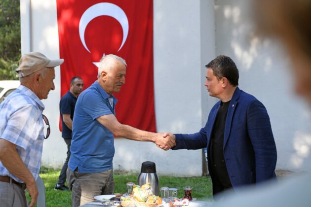 Başkan Aydın halkın içinde