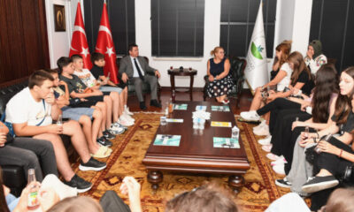 Başkan Aydın, Bosnalı öğrencileri ağırladı
