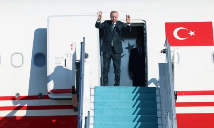 Cumhurbaşkanı Erdoğan, Azerbaycan’a gitti