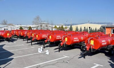 Büyükşehir’in tankerleri orman yangınlarında kilit rol oynadı