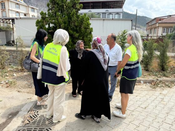 Bursa’da Büyükşehir yaraları sarıyor