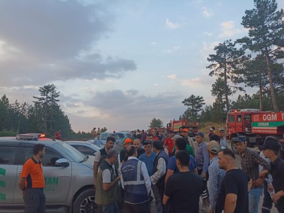 Yangın bölgesine tam destek