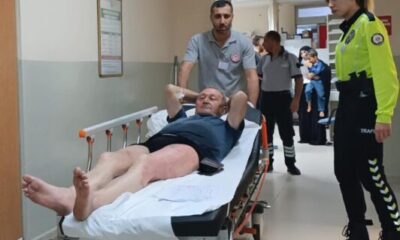 Yaşlı adamın üzerine kaynar su döküldü