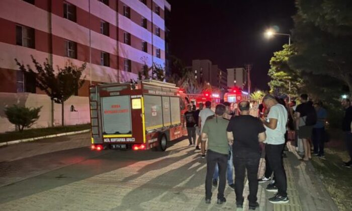 Öğrenci yurdunda yangın paniği!