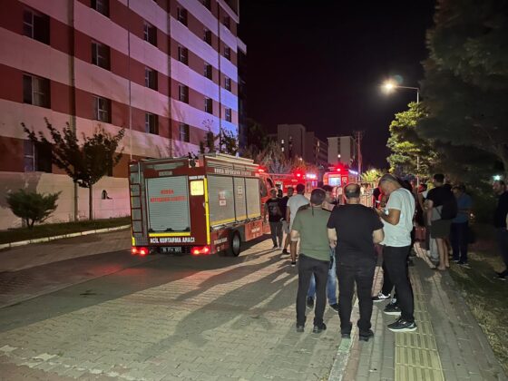 Öğrenci yurdunda yangın paniği!