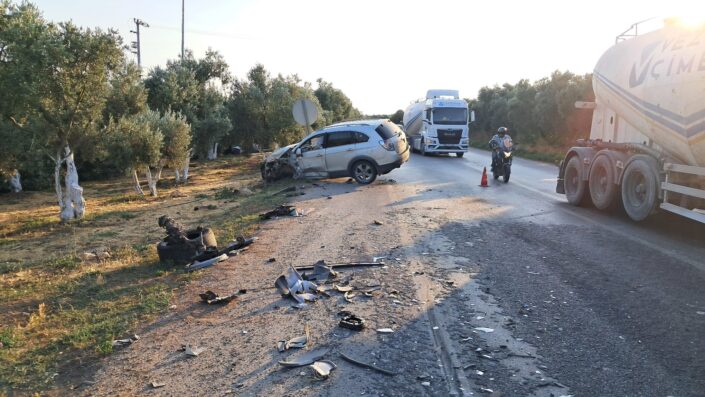 Hatalı sollama kazaya neden oldu