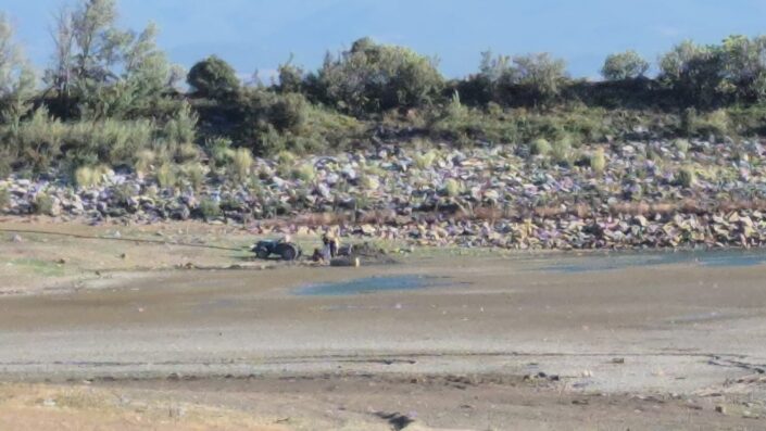 43 yıldır sulama yapılan gölet kurudu!