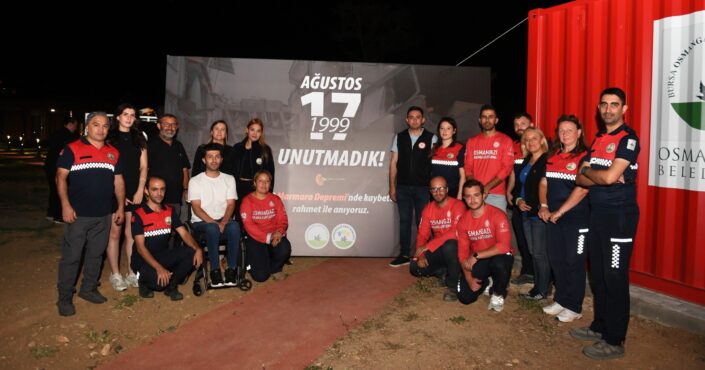 Osmangazi’de 17 Ağustos depremi unutulmadı