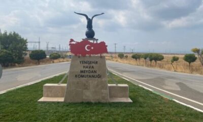 Türk Bayraklı kartal heykeli vatandaşın beğenisini kazandı