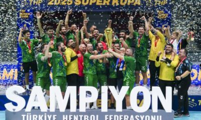 Hentbol Erkekler Süper Kupa’da şampiyon: Nilüfer Belediyespor