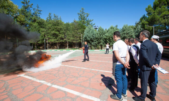 BURFAŞ tesislerinde tatbikat ve eğitim