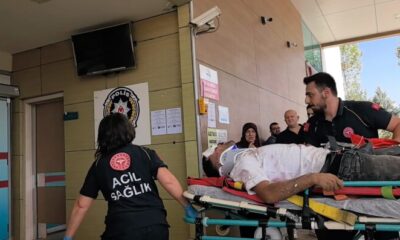 İnşaat işçisi havalandırma boşluğuna düştü!