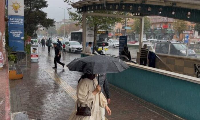 Bursa’da yağmur sevinci