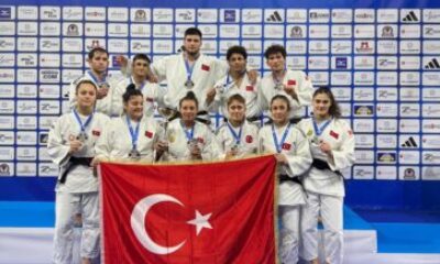 Osmangazi Belediyesporlu judocu Avrupa kürsüsünde