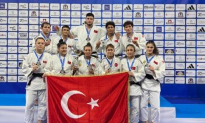 Osmangazi Belediyesporlu judocu Avrupa kürsüsünde