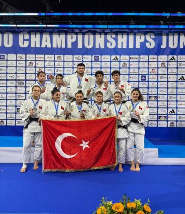 Osmangazi Belediyesporlu judocu Avrupa kürsüsünde