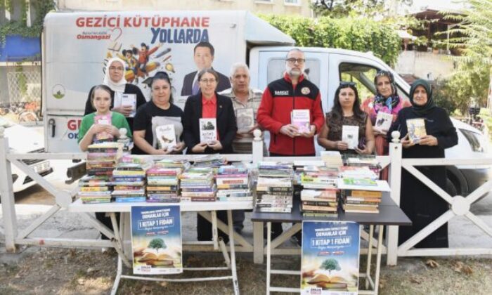 Osmangazi’de kitaplar fidana dönüşüyor