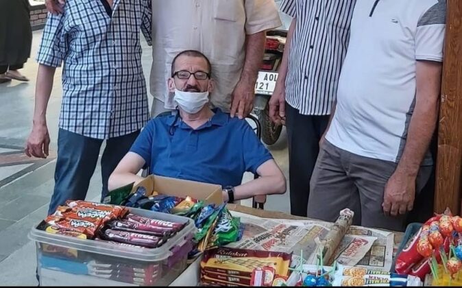 Hırsız engelli vatandaşın parasına göz dikti!