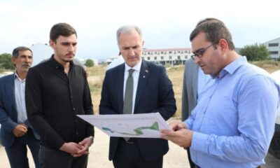 İnegöl’ün yeni oksijen deposu için çalışmalar başladı
